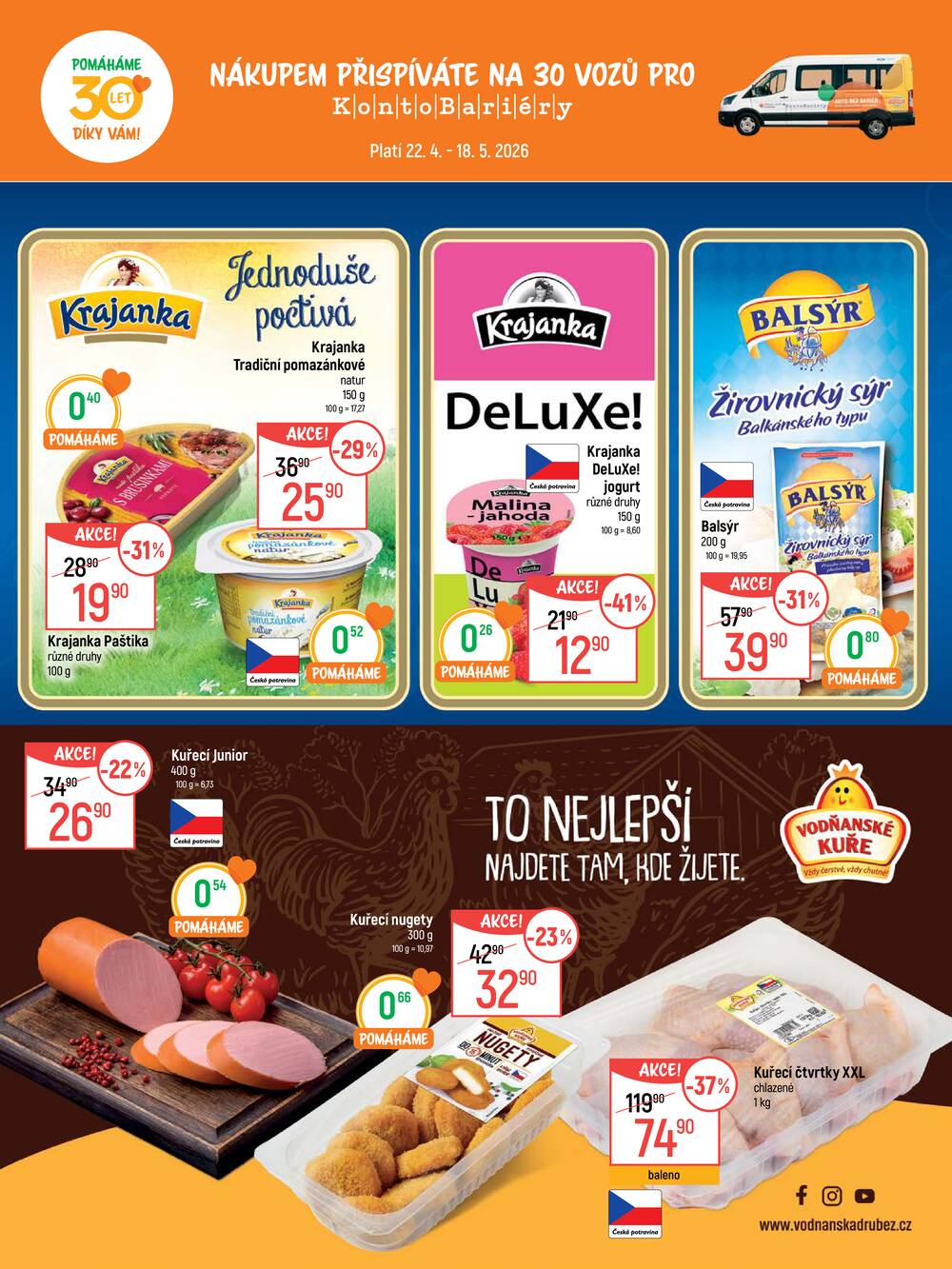 Akční leták Globus 22.4. - 18.5.2026 - Globus Praha - Zličín