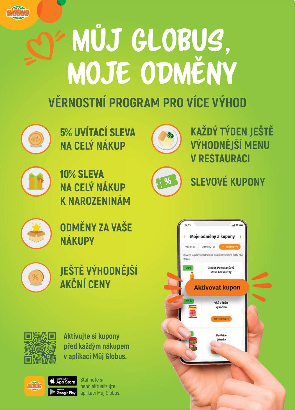 Akční leták Globus 22.4. - 28.4.2026 - Globus Praha - Zličín