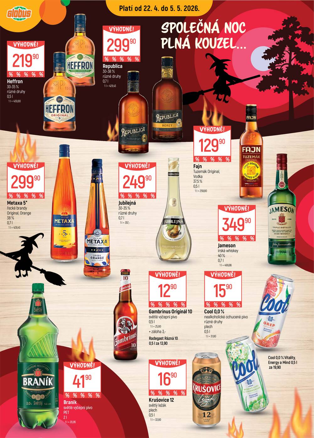 Akční leták Globus 22.4. - 5.5.2026 - Globus Chomutov