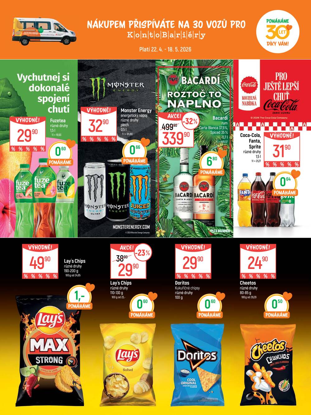 Akční leták Globus 22.4. - 18.5.2026 - Globus Jenišov u Karlových Varů