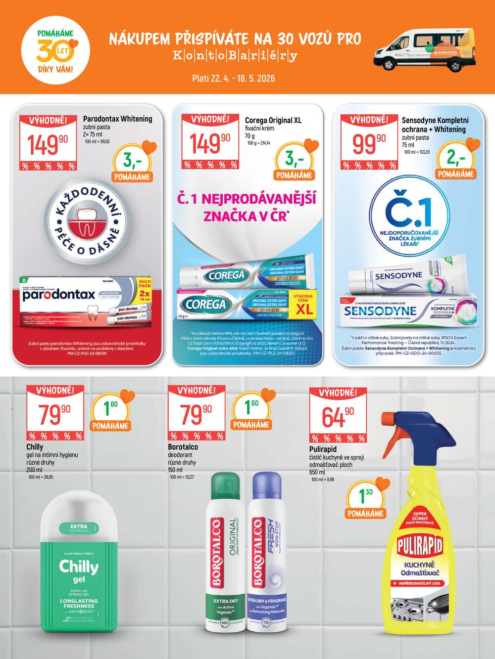 Akční leták Globus 22.4. - 18.5.2026 - Globus Jenišov u Karlových Varů