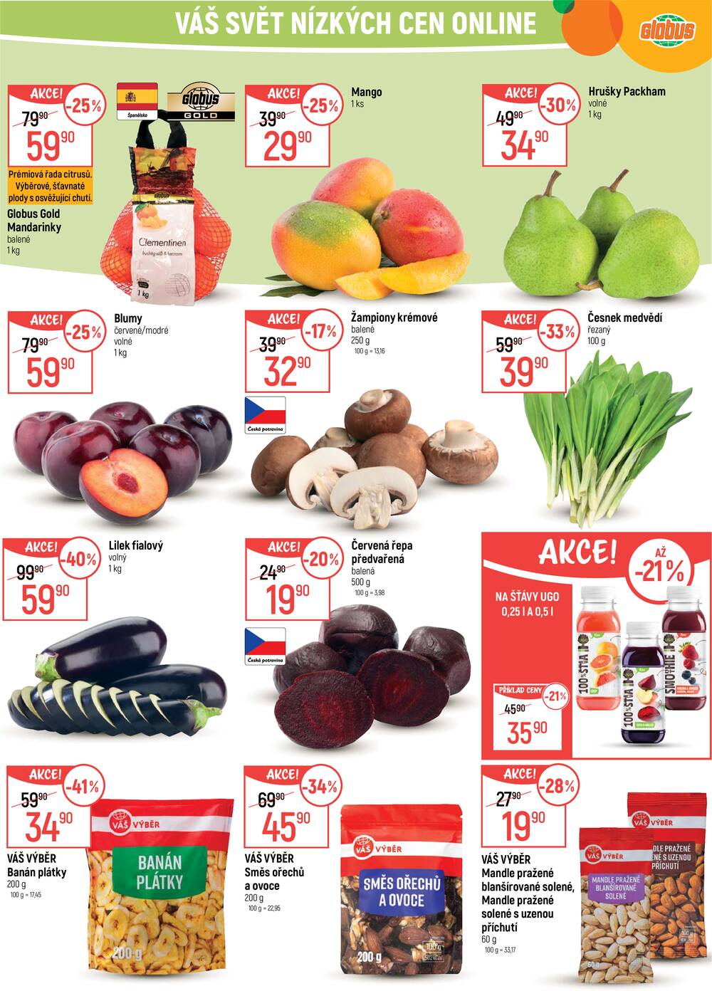 Leták Globus - Akční leták Globus 22.4. - 28.4.2026 - Globus Jenišov u Karlových Varů - strana 18
