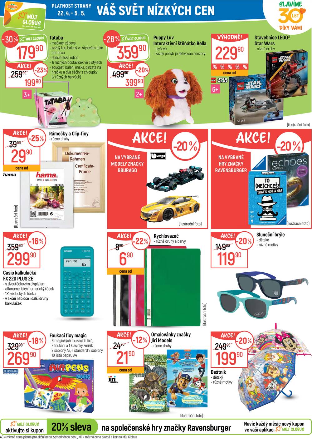 Akční leták Globus 22.4. - 28.4.2026 - Globus Jenišov u Karlových Varů