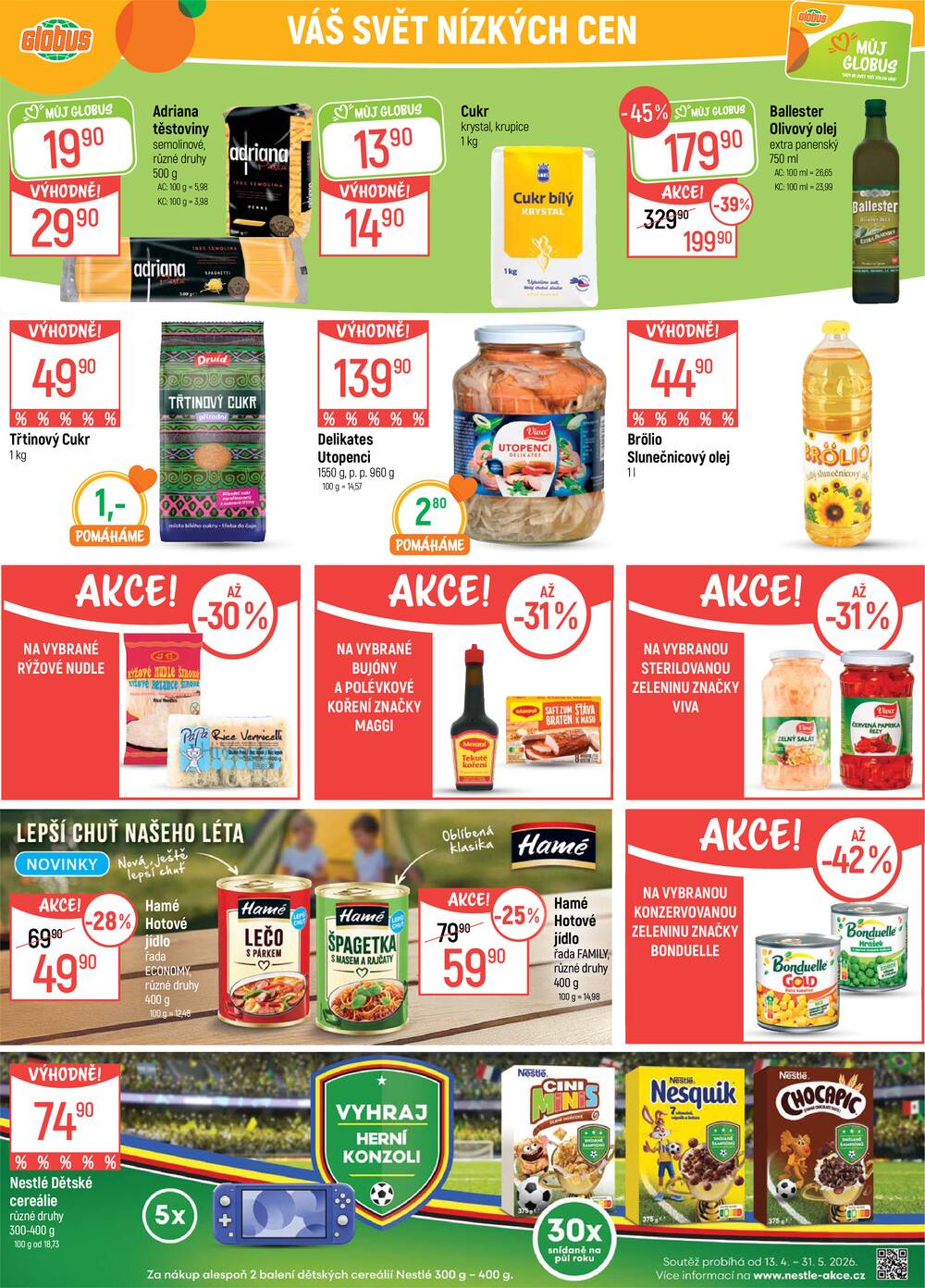 Akční leták Globus 22.4. - 28.4.2026 - Globus Olomouc