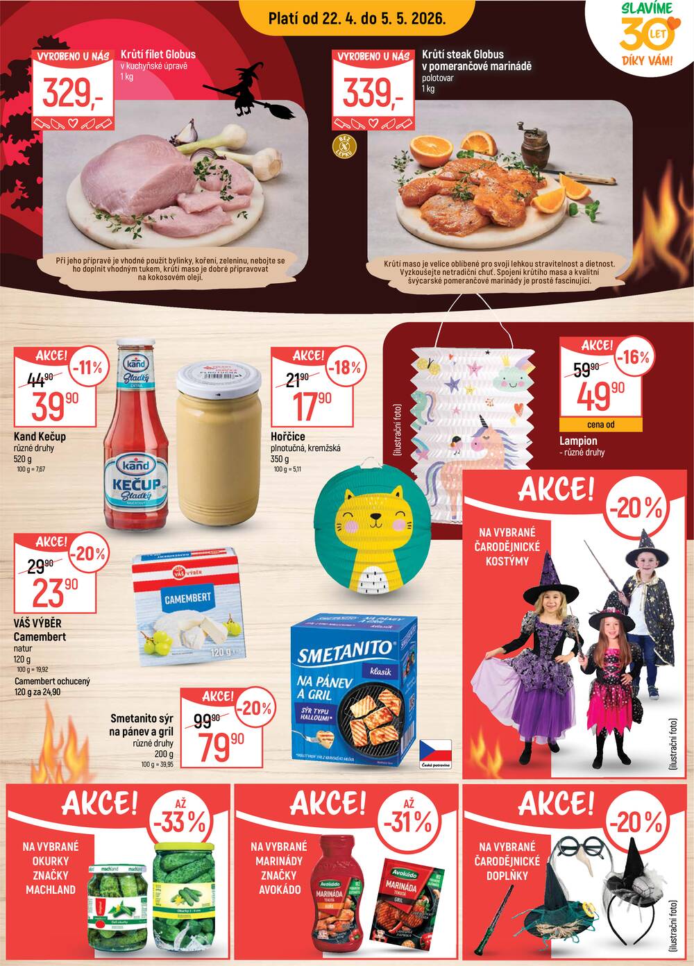 Akční leták Globus 22.4. - 5.5.2026 - Globus Ostrava