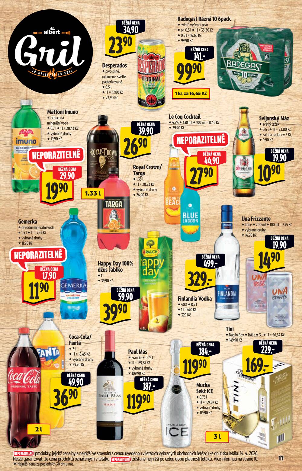 Leták Albert - Albert Supermarket katalog Gril od 22.4. do 5.5.2026 - strana 11