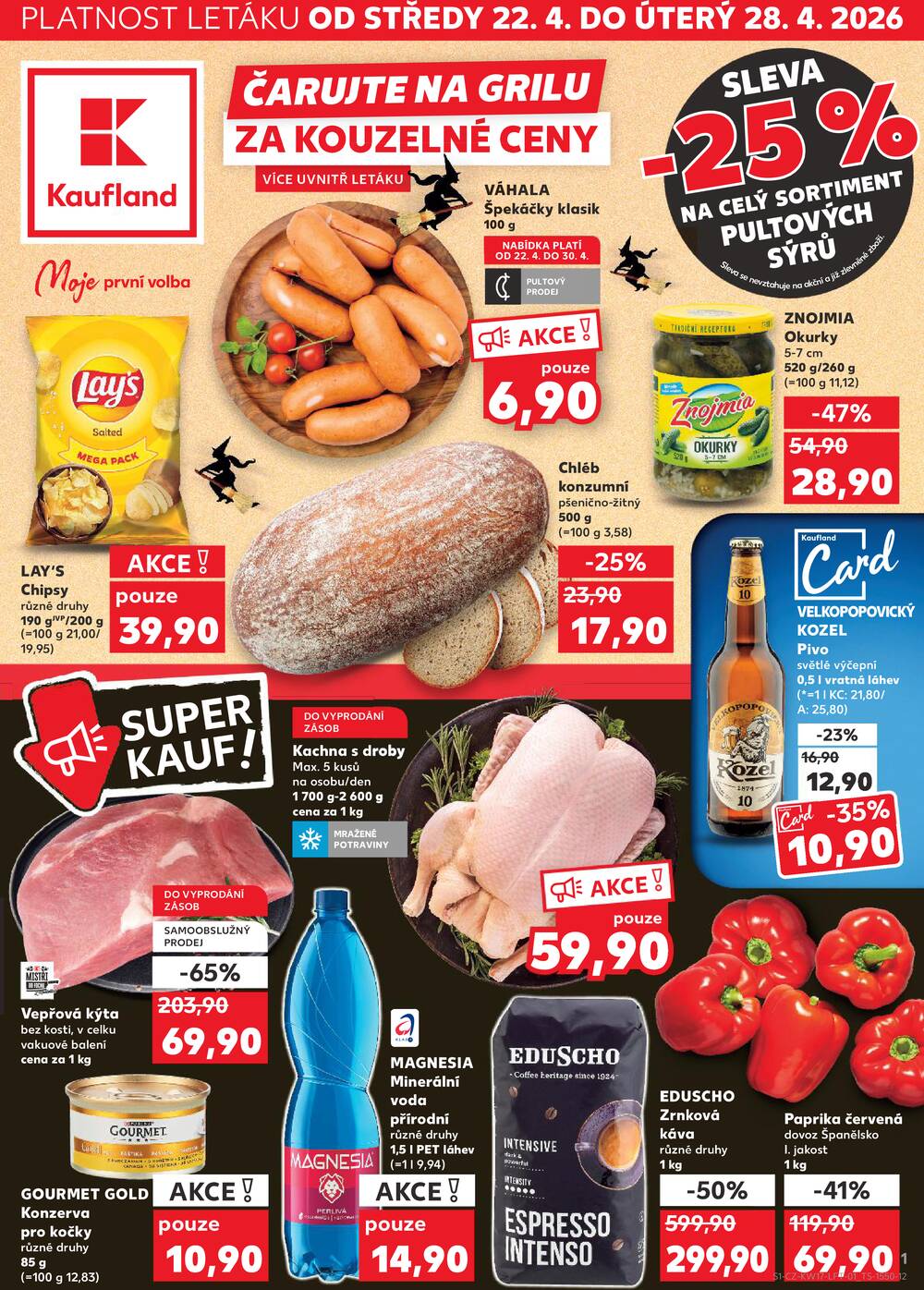 Kaufland 22.4. - 28.4. - Kaufland - Praha 3 (Jarov)