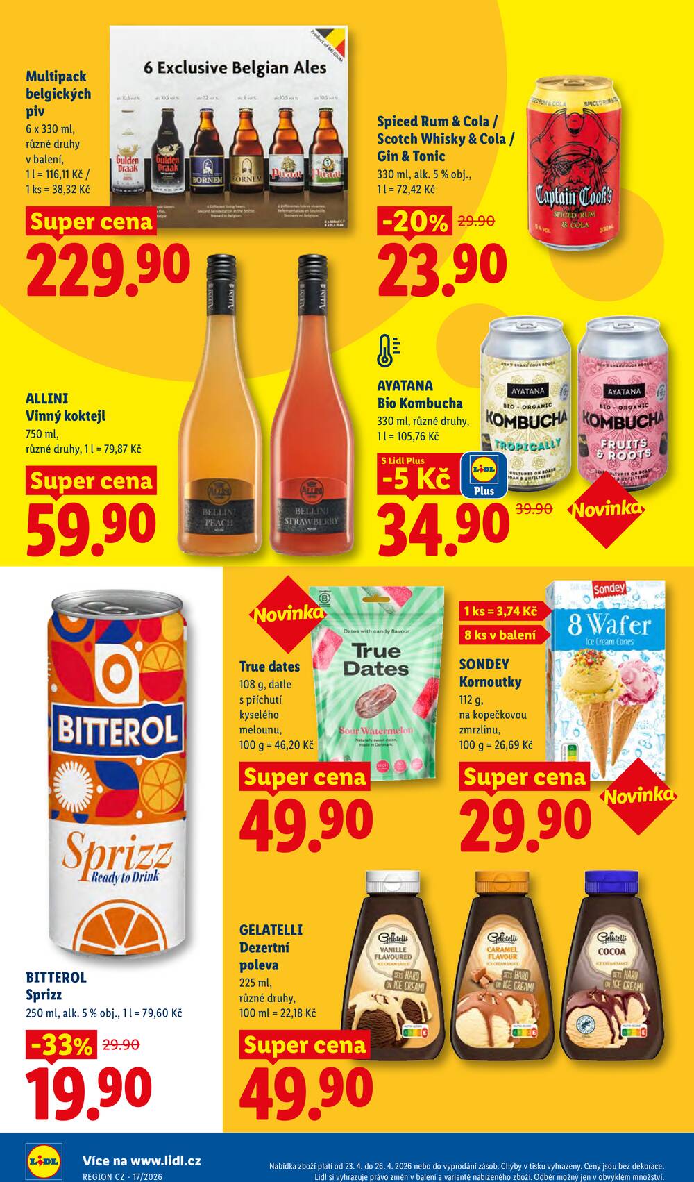 Lidl Čtvrtek od 23.4. do 26.4.2026
