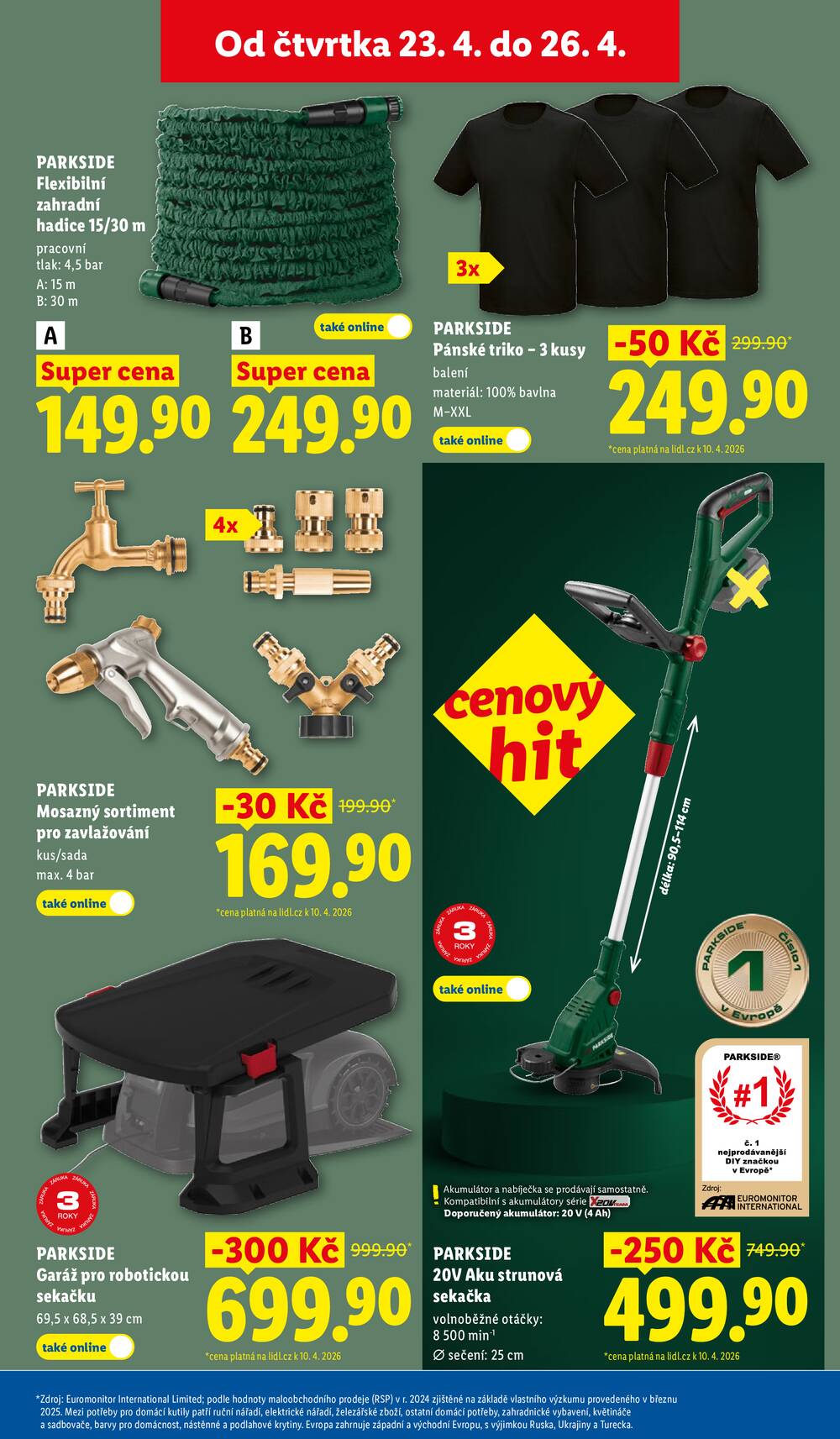 Lidl Čtvrtek od 23.4. do 26.4.2026