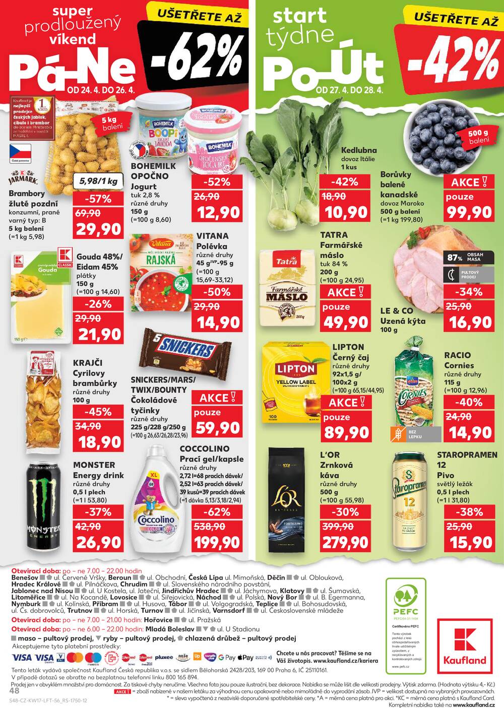 Leták Kaufland - Kaufland 22.4. - 28.4. - Kaufland - Litoměřice - strana 48