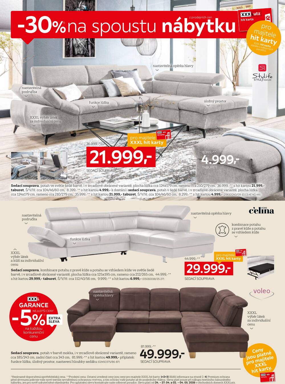 XXXLutz od 20.4. do 3.5.2026