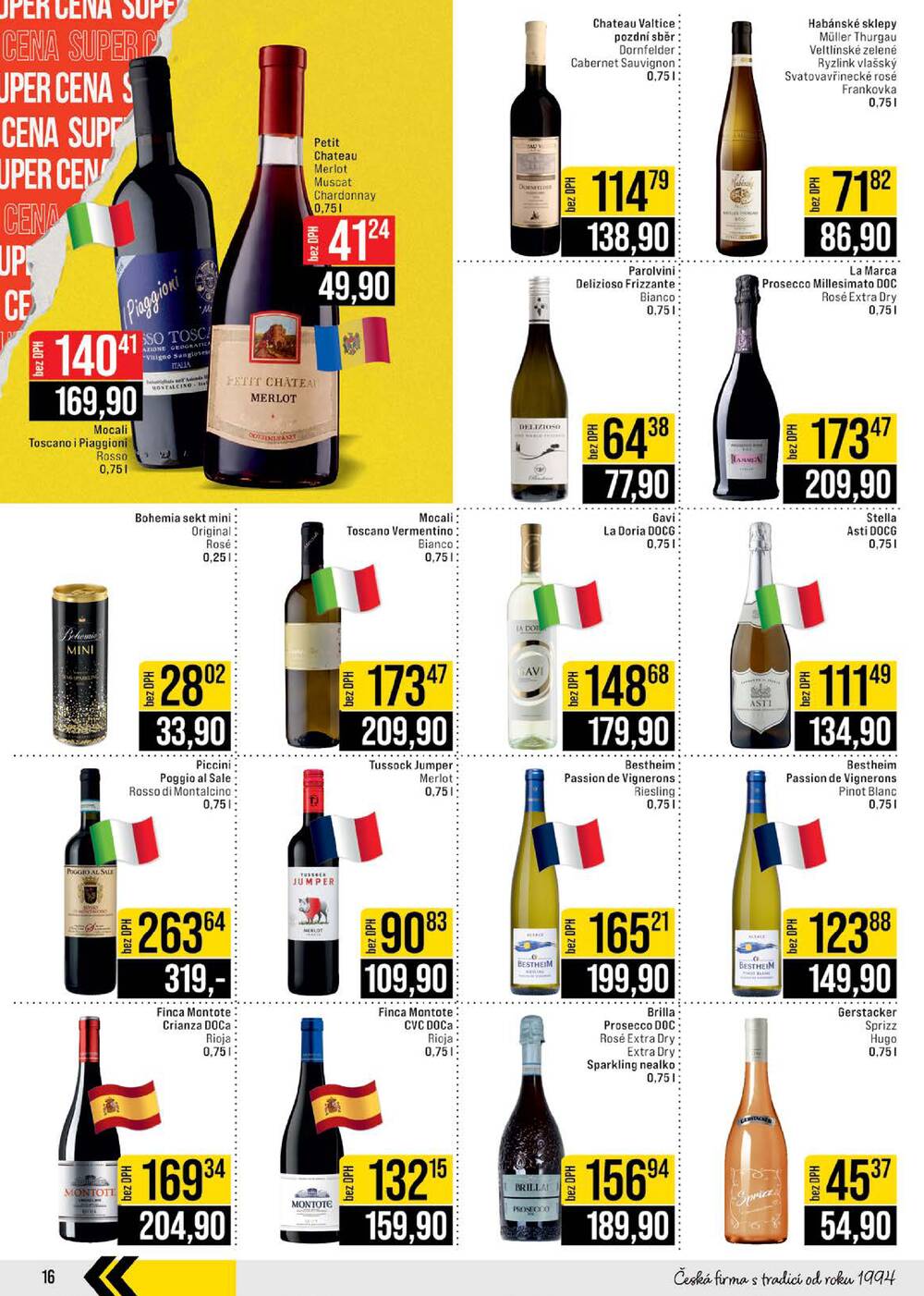 JIP Cash & Carry Brno, Praha, Ostrava, Jilemnice, Pardubice, Ostrava, Karlovy Vary, Olomouc a Zlín od 22.4. do 28.4.2026