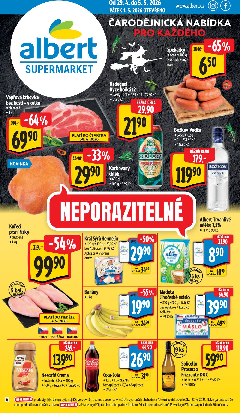 Albert Supermarket od 29.4. do 5.5.2026