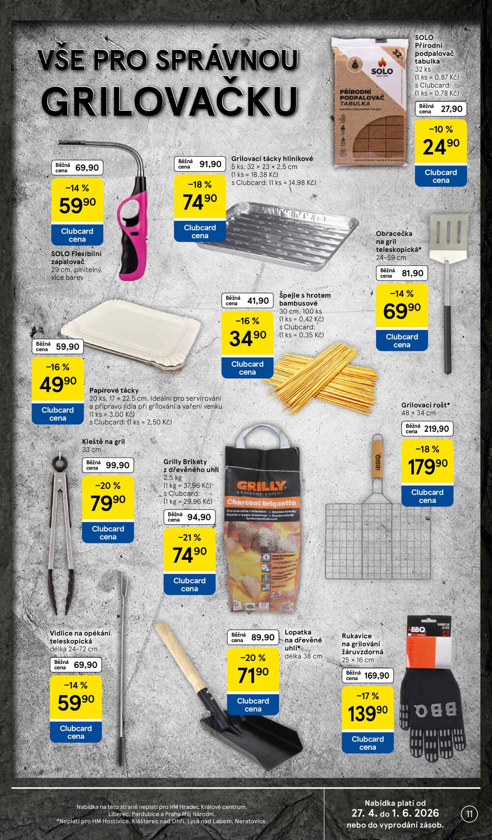 Tesco malé hypermarkety od 29.4. do 5.5.2026