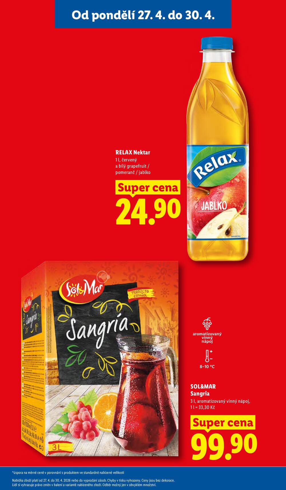Lidl od 27.4. do 30.4.2026