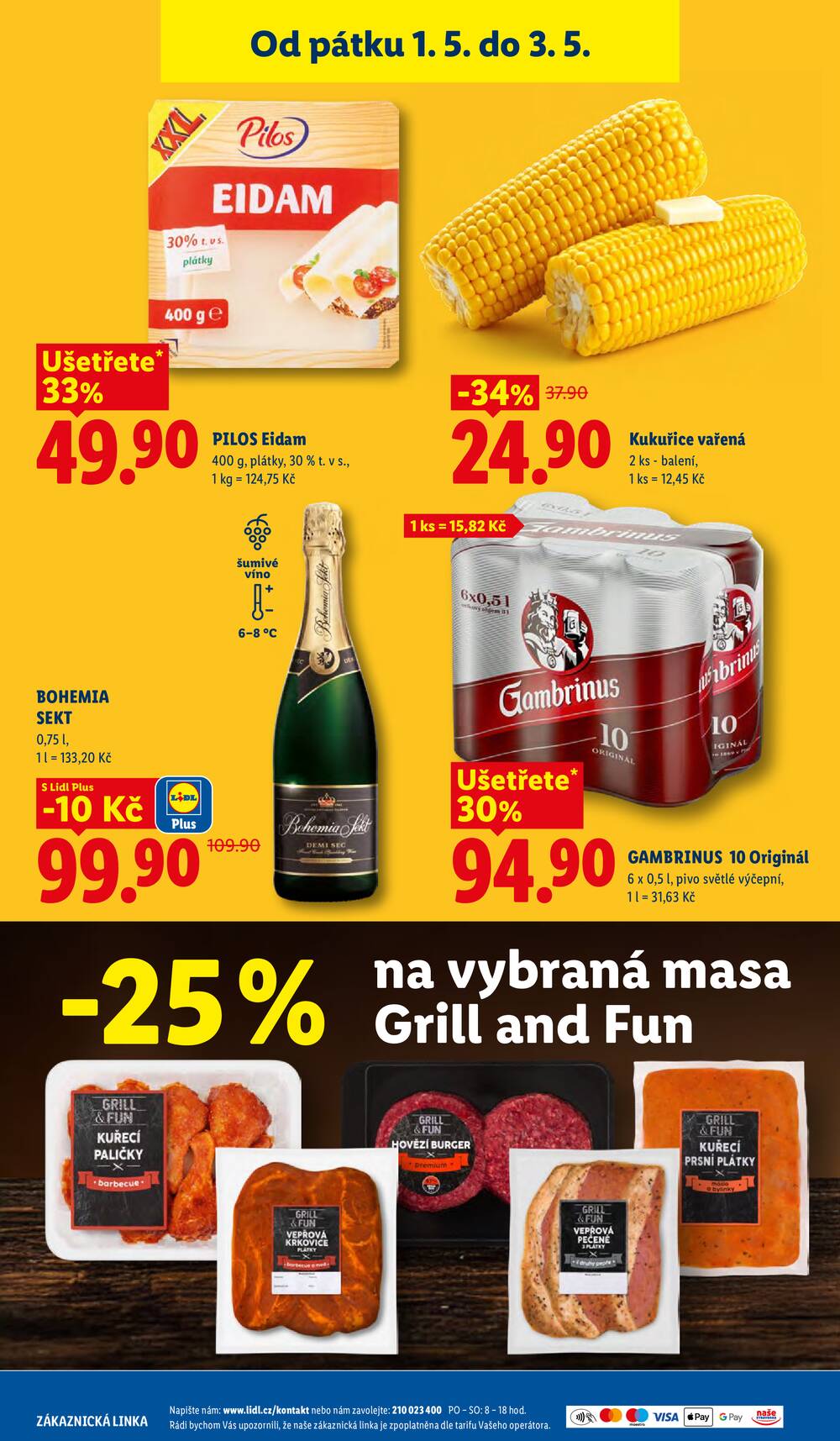 Lidl Čtvrtek od 30.4. do 3.5.2026