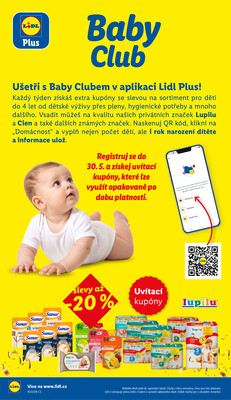 Lidl Čtvrtek od 30.4. do 3.5.2026