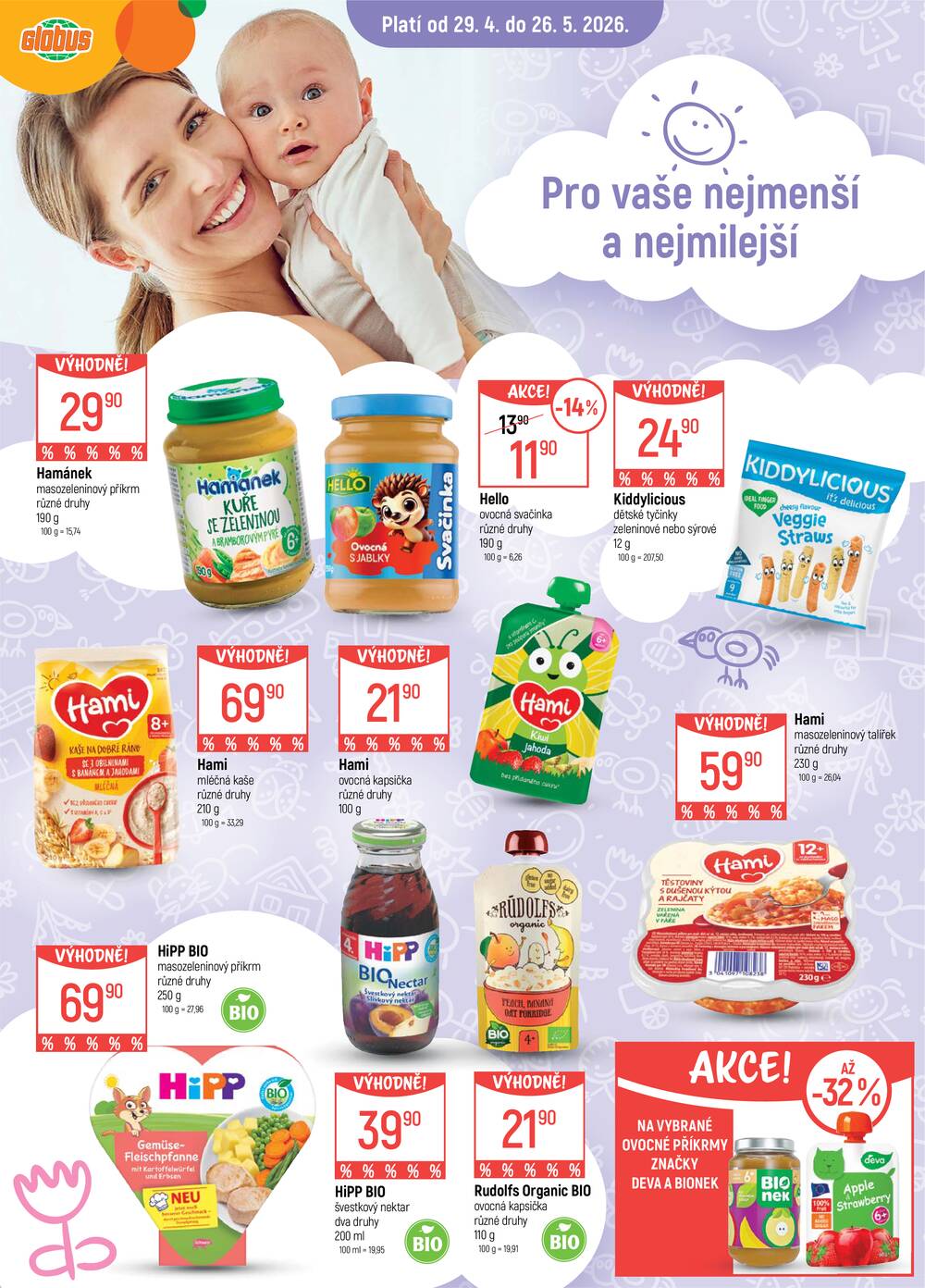Akční leták Globus 29.4. - 26.5.2026 - Globus České Budějovice