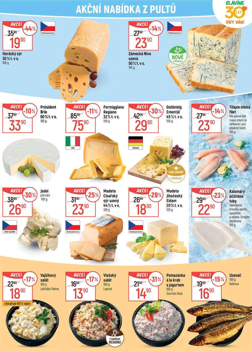Akční leták Globus 29.4. - 5.5.2026 - Globus České Budějovice