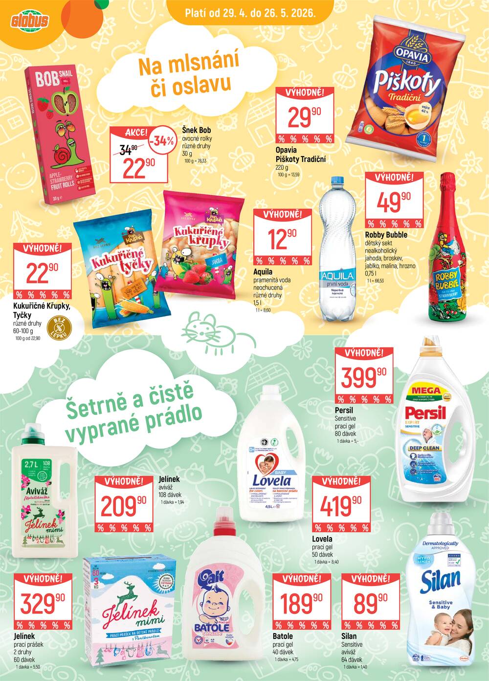 Akční leták Globus 29.4. - 26.5.2026 - Globus Chomutov
