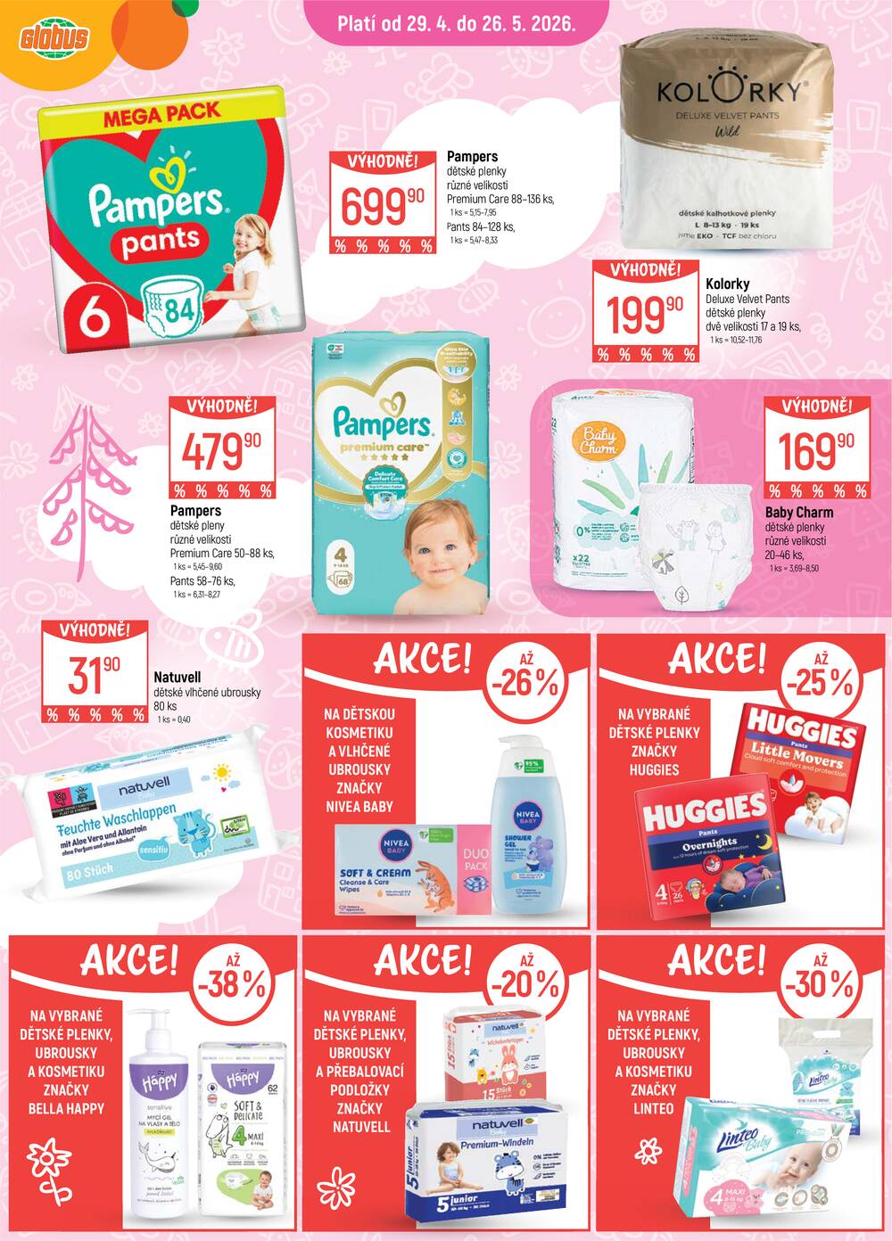 Akční leták Globus 29.4. - 26.5.2026 - Globus Opava