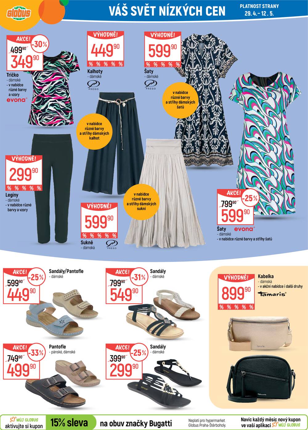 Akční leták Globus 29.4. - 5.5.2026 - Globus Trmice u Ústí nad Labem