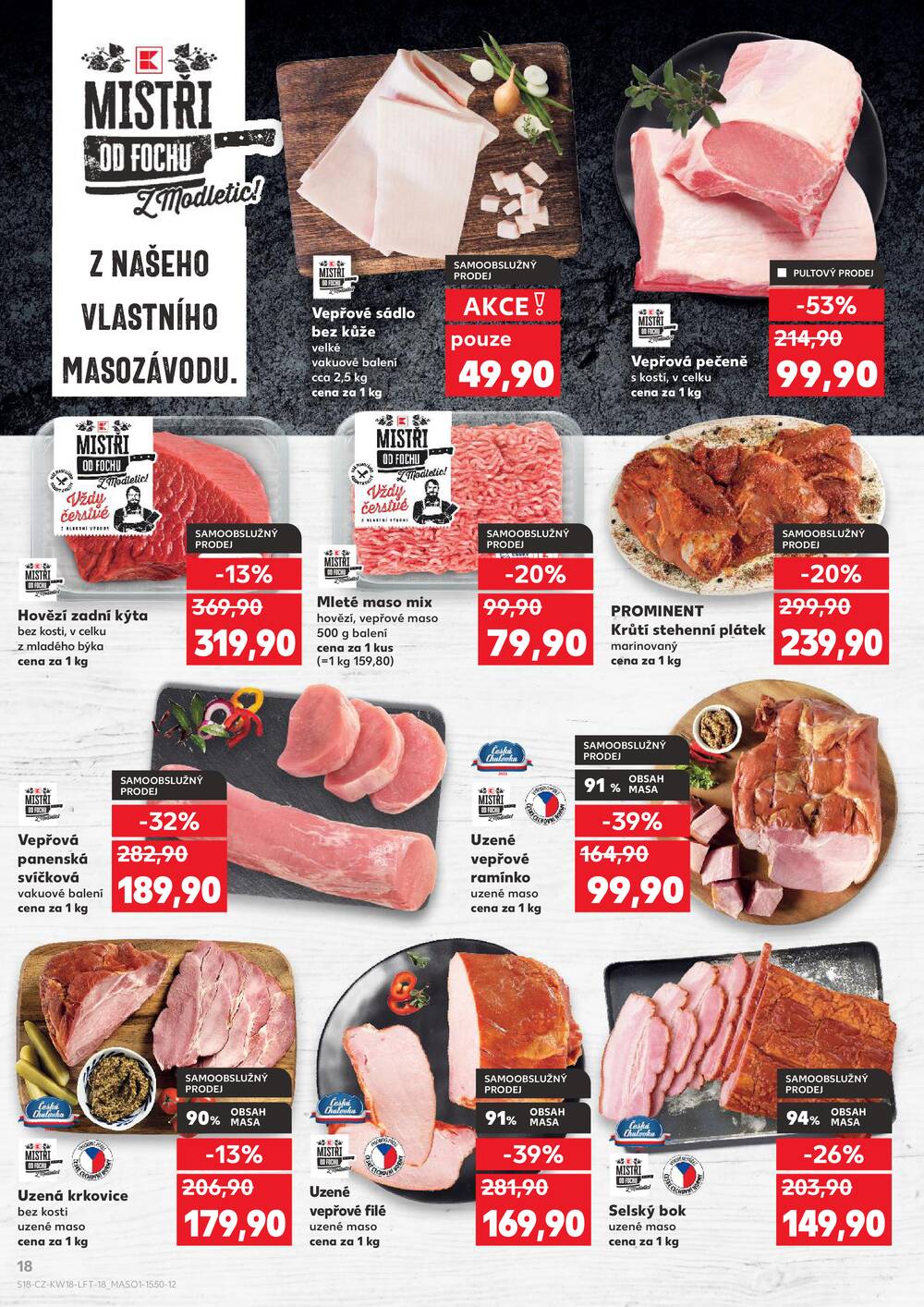 Leták Kaufland - Kaufland 29.4. - 5.5. - Kaufland - Praha 8 (Libeň) - strana 18