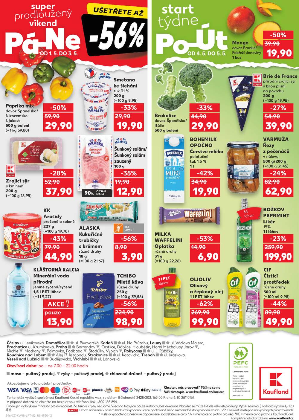 Kaufland 29.4. - 5.5. - Kaufland - Praha 8 (Libeň)