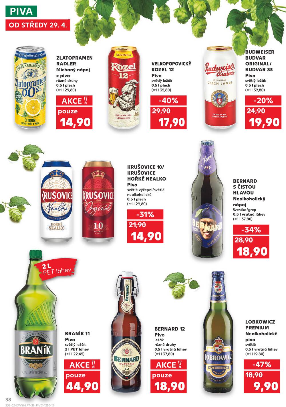 Leták Kaufland - Kaufland 29.4. - 5.5. - Kaufland - Náchod - strana 38