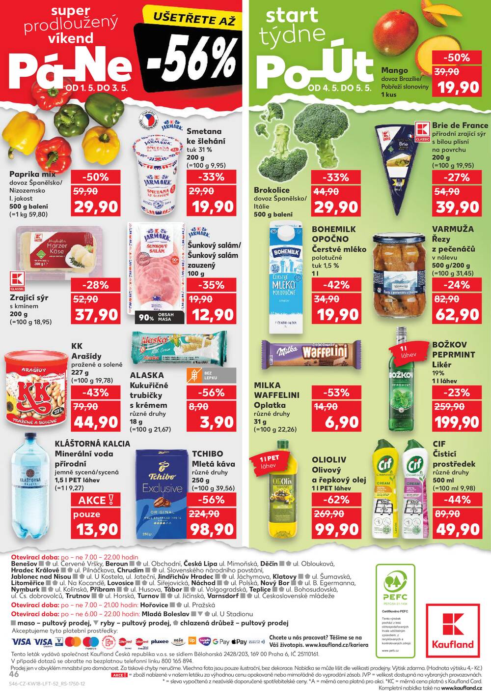 Leták Kaufland - Kaufland 29.4. - 5.5. - Kaufland - Náchod - strana 46