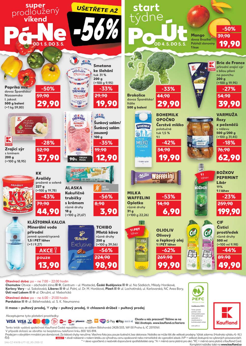 Kaufland 29.4. - 5.5. - Kaufland - Ústí nad Labem (Všebořická)