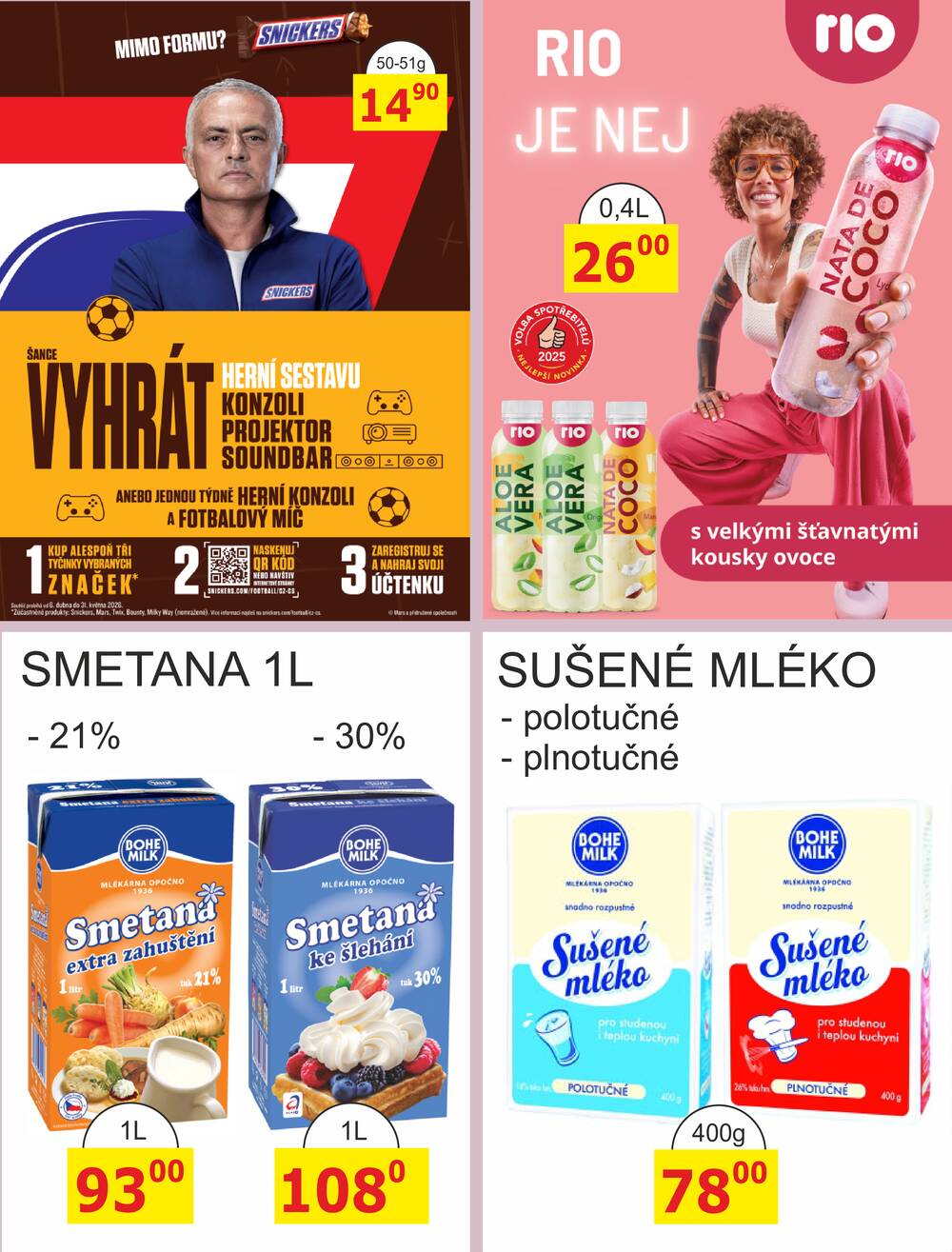BENE Nápoje od 1.5. do 31.5.2026