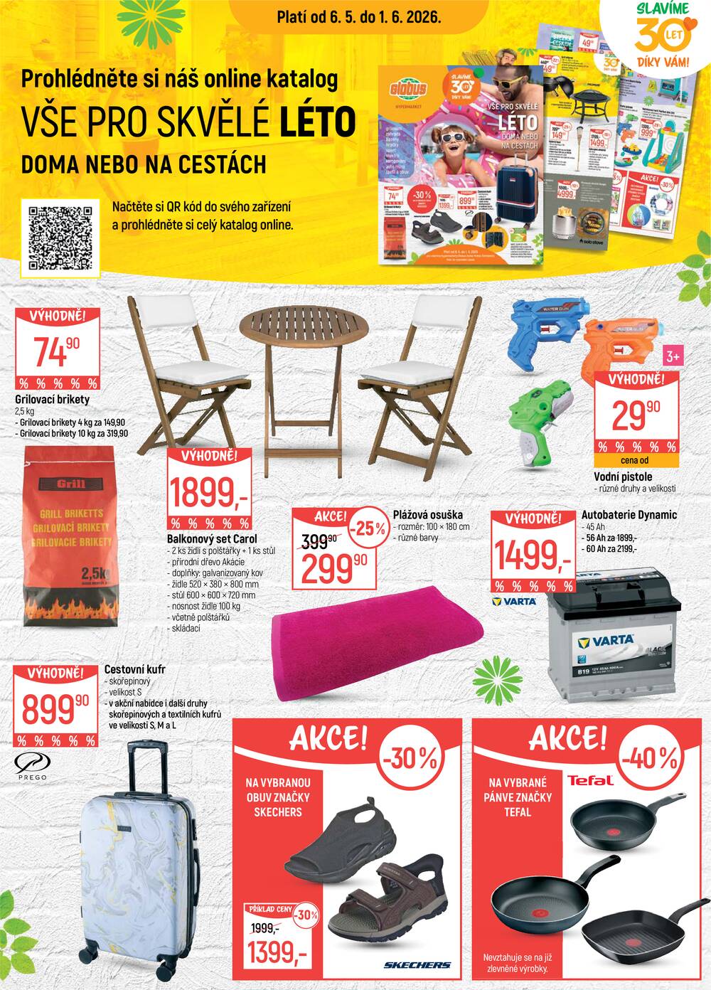 Akční leták Globus 6.5. - 12.5.2026 - Globus Praha - Čakovice