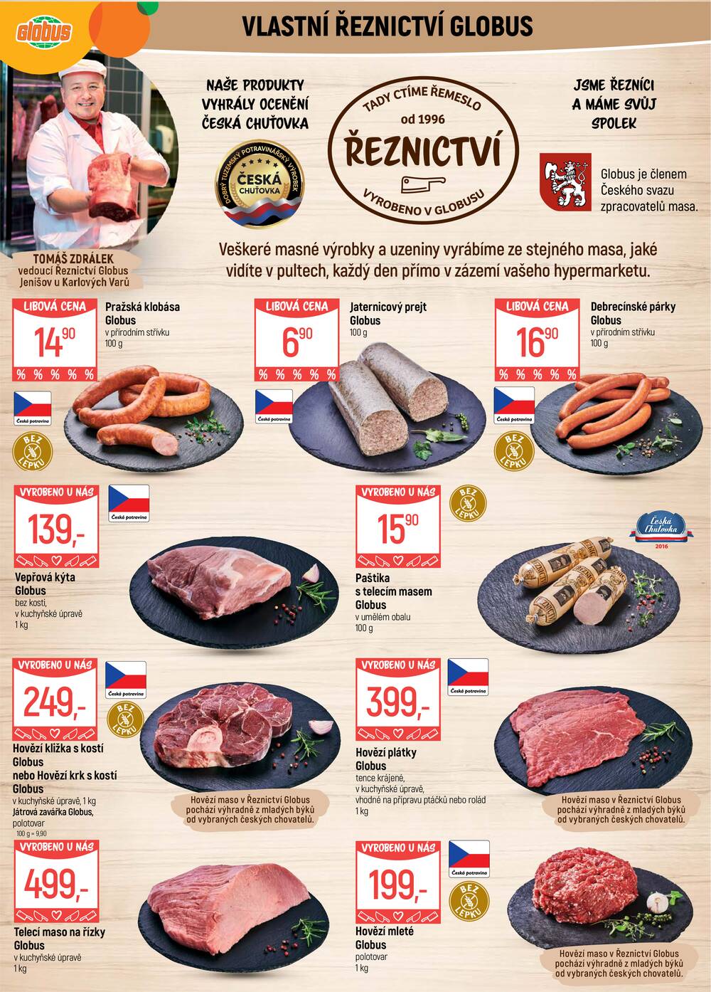 Leták Globus - Akční leták Globus 6.5. - 12.5.2026 - Globus Jenišov u Karlových Varů - strana 5
