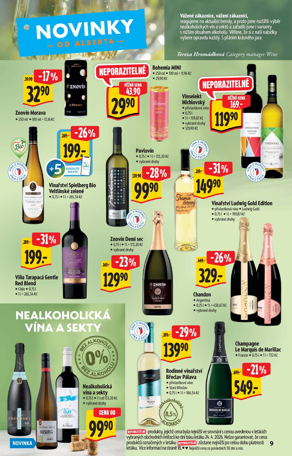 Leták Albert - Albert  Hypermarket katalog Víno od 6.5. do 19.5.2026 - strana 9