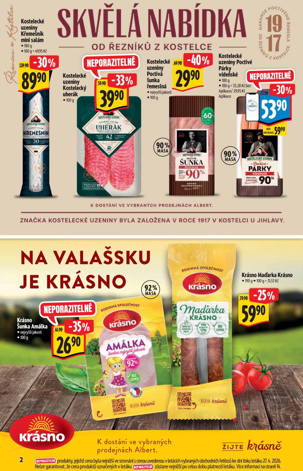 Leták Albert - Albert Supermarket katalog Brand od 6.5. do 19.5.2026 - strana 2