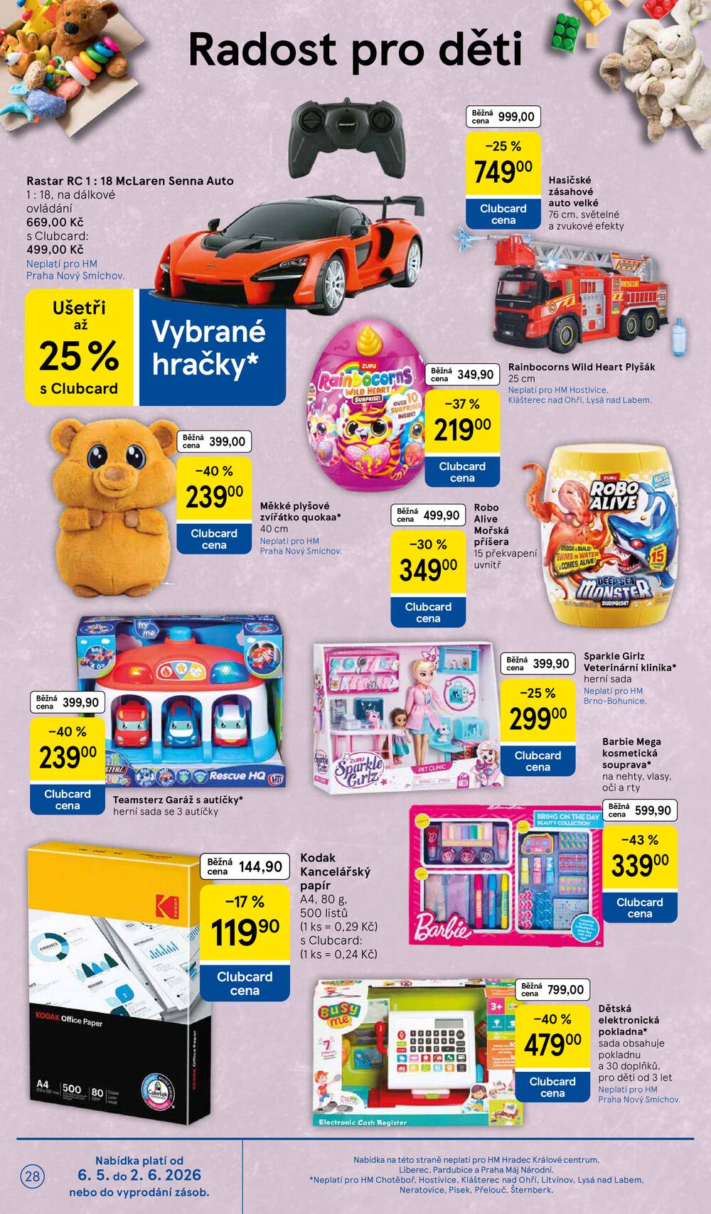 Leták Tesco - Tesco malé hypermarkety od 6.5. do 12.5.2026 - strana 28