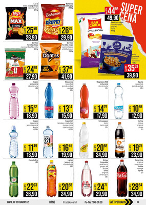 JIP Cash & Carry Brno, Praha, Ostrava, Jilemnice, Pardubice, Ostrava, Karlovy Vary, Olomouc a Zlín od 6.5. do 12.5.2026