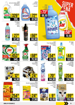 JIP Cash & Carry Brno, Praha, Ostrava, Jilemnice, Pardubice, Ostrava, Karlovy Vary, Olomouc a Zlín od 6.5. do 12.5.2026