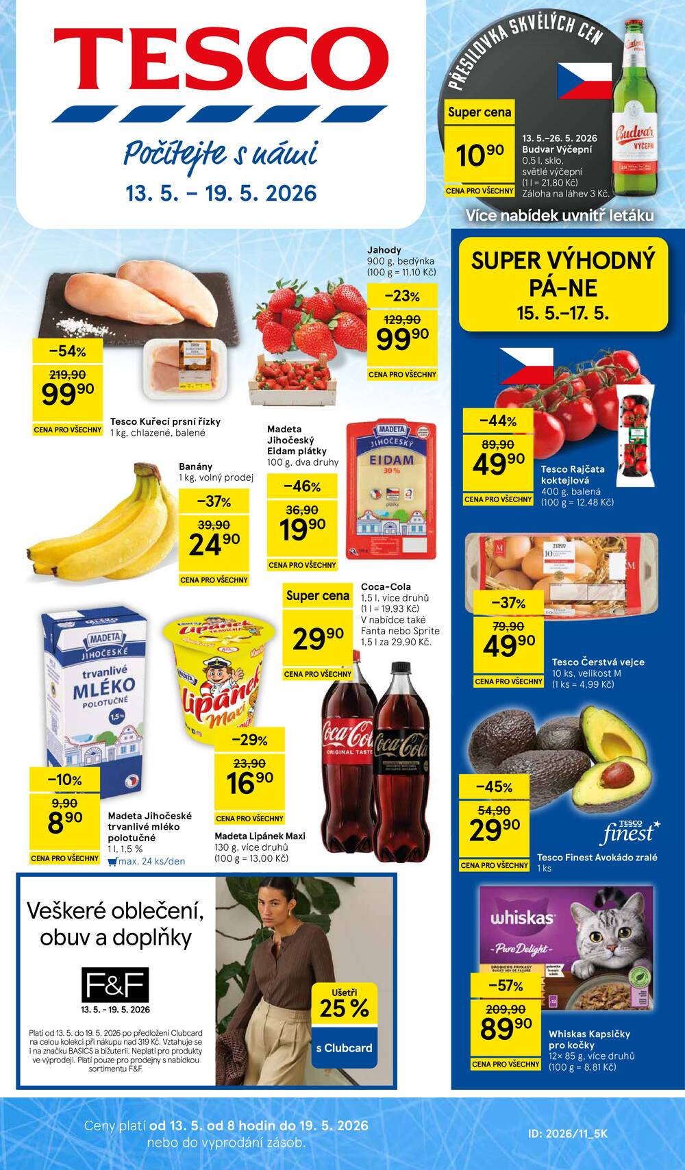 Tesco malé hypermarkety od 13.5. do 19.5.2026