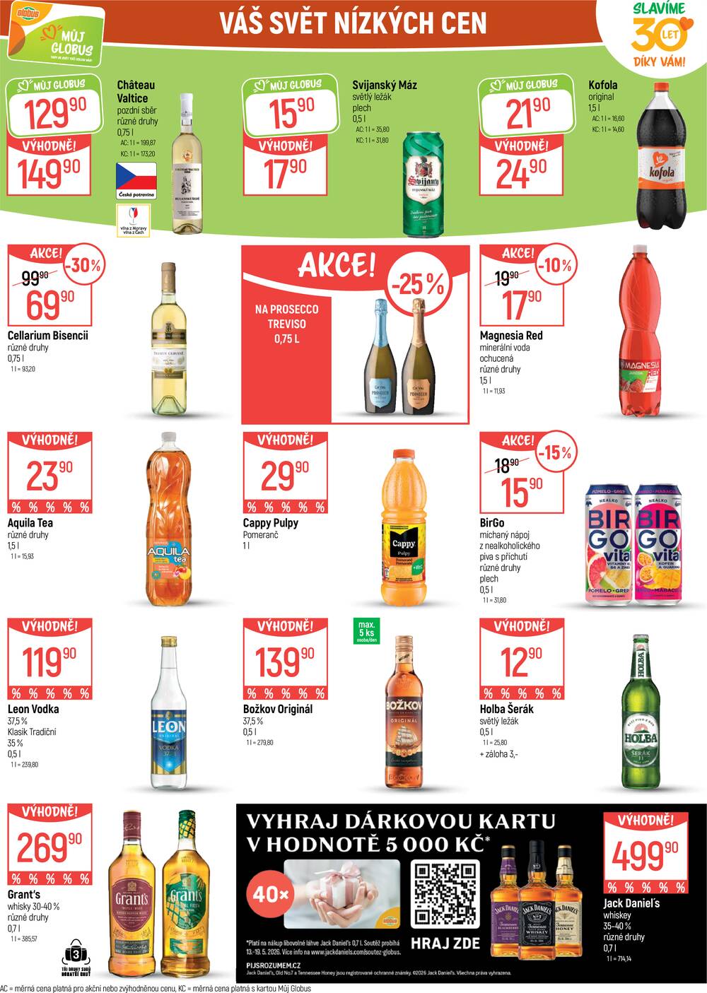 Akční leták Globus 13.5. - 19.5.2026 - Globus Praha - Centrum Černý Most