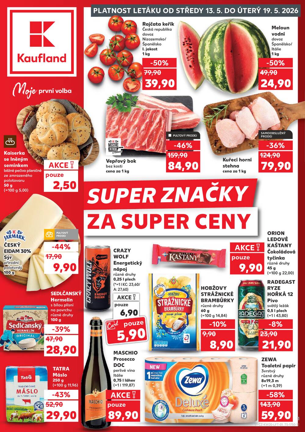 Leták Kaufland - Kaufland 13.5. - 19.5. - Kaufland - Děčín - strana 1