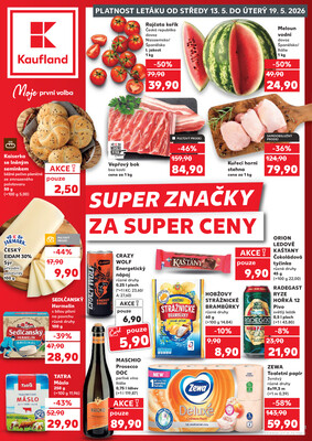 Leták Kaufland 13.5. - 19.5. - Kaufland - Chrudim