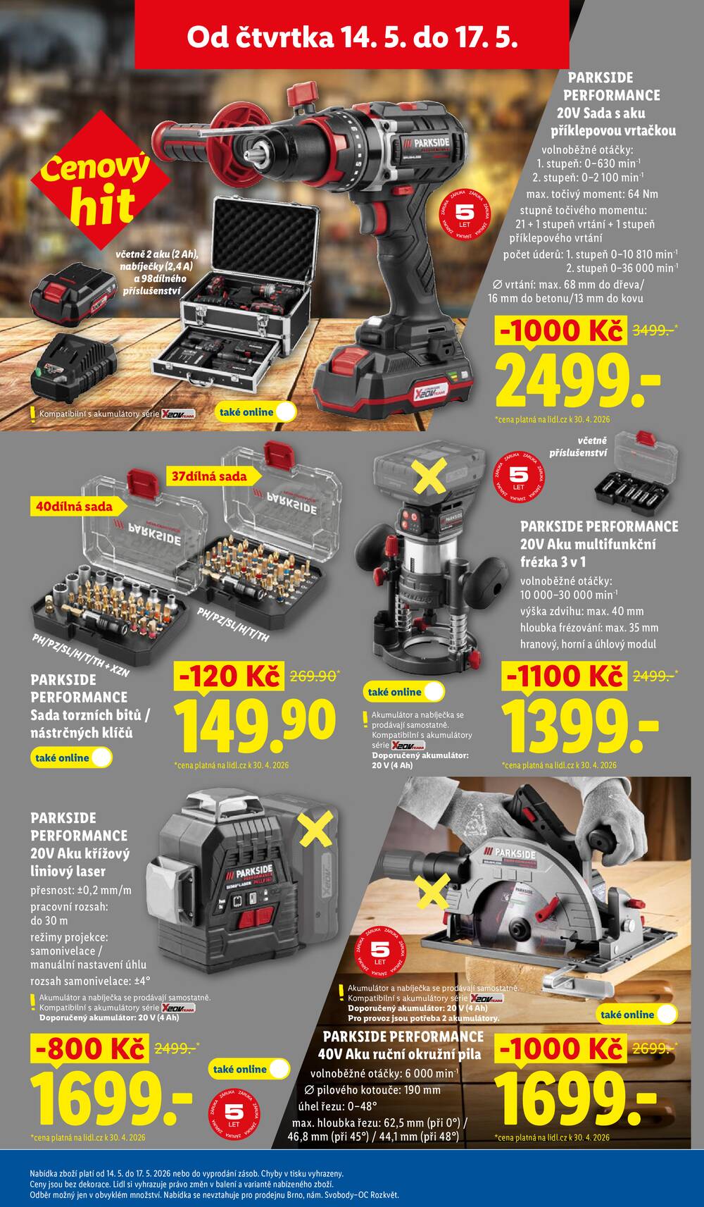 Lidl Čtvrtek od 14.5. do 17.5.2026