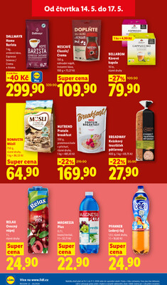 Lidl Čtvrtek od 14.5. do 17.5.2026