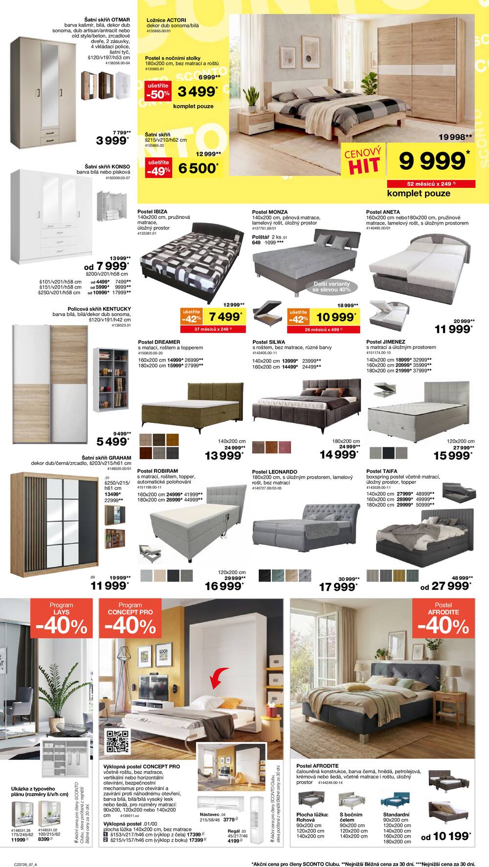 Sconto nábytek od 20.5. do 16.6.2026