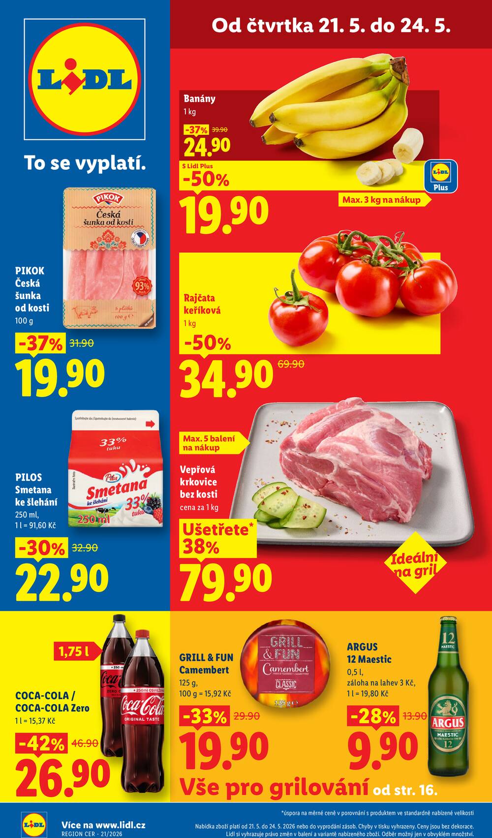 Lidl Čtvrtek od 21.5. do 24.5.2026