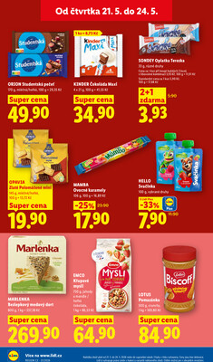 Lidl Čtvrtek od 21.5. do 24.5.2026