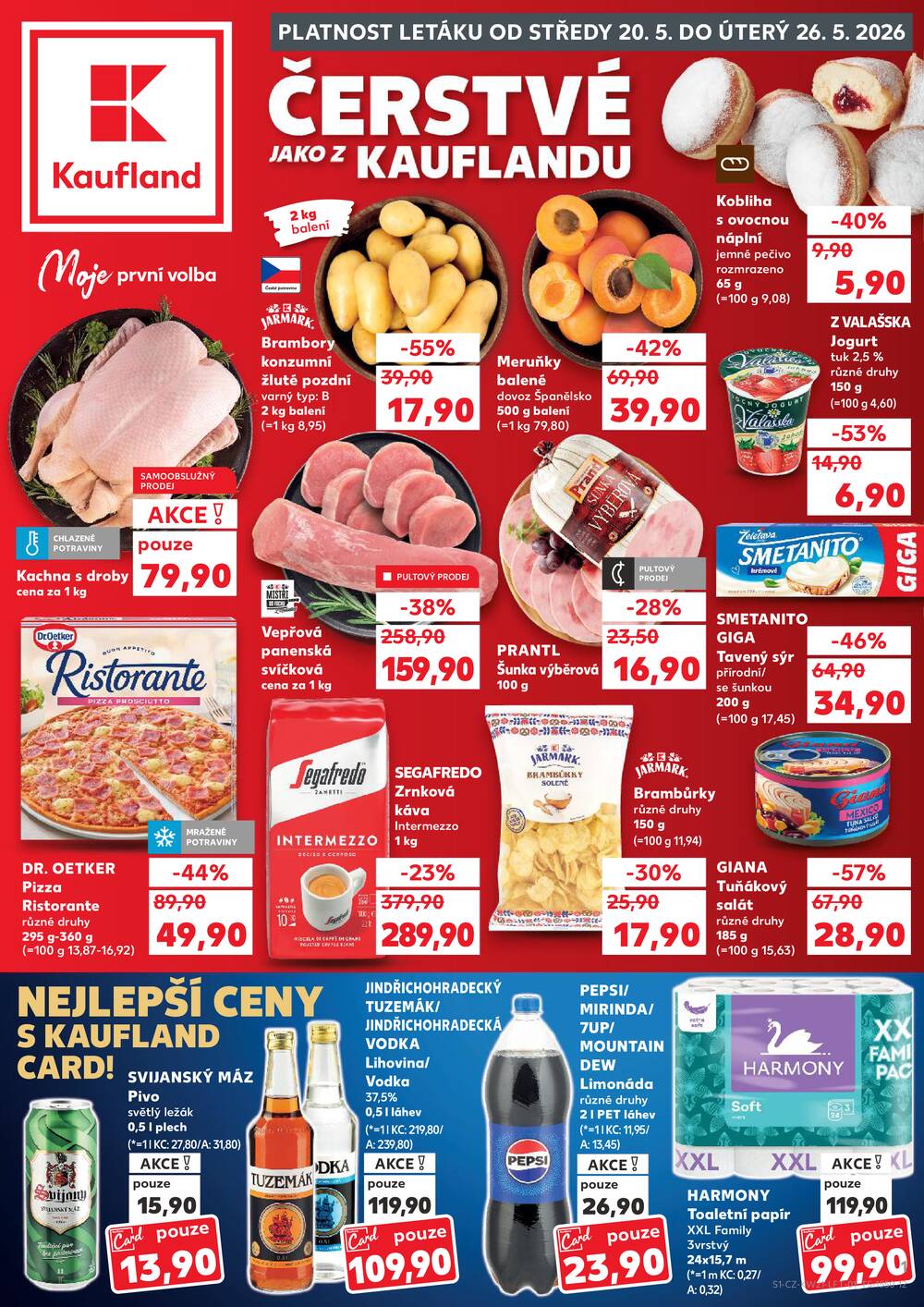 Leták Kaufland - Kaufland 20.5. - 26.5. - Kaufland Praha Čestlice - strana 1