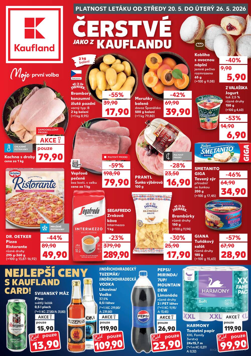 Leták Kaufland - Kaufland 20.5. - 26.5. - Kaufland Humpolec - strana 1
